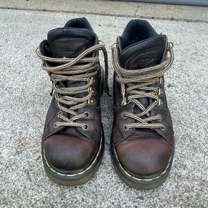 Vintage Dr. Martens Brown Leather Ankle Boots